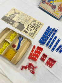 Детская настольная игра "Конструктор" для детей от 6 лет, Донецкий з-д. Винтаж, СССР. Картинка 6